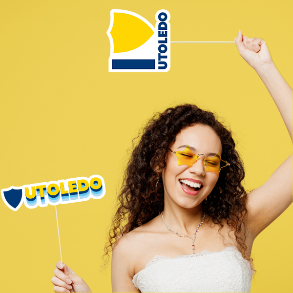 Signs on sticks to hold and celebrate